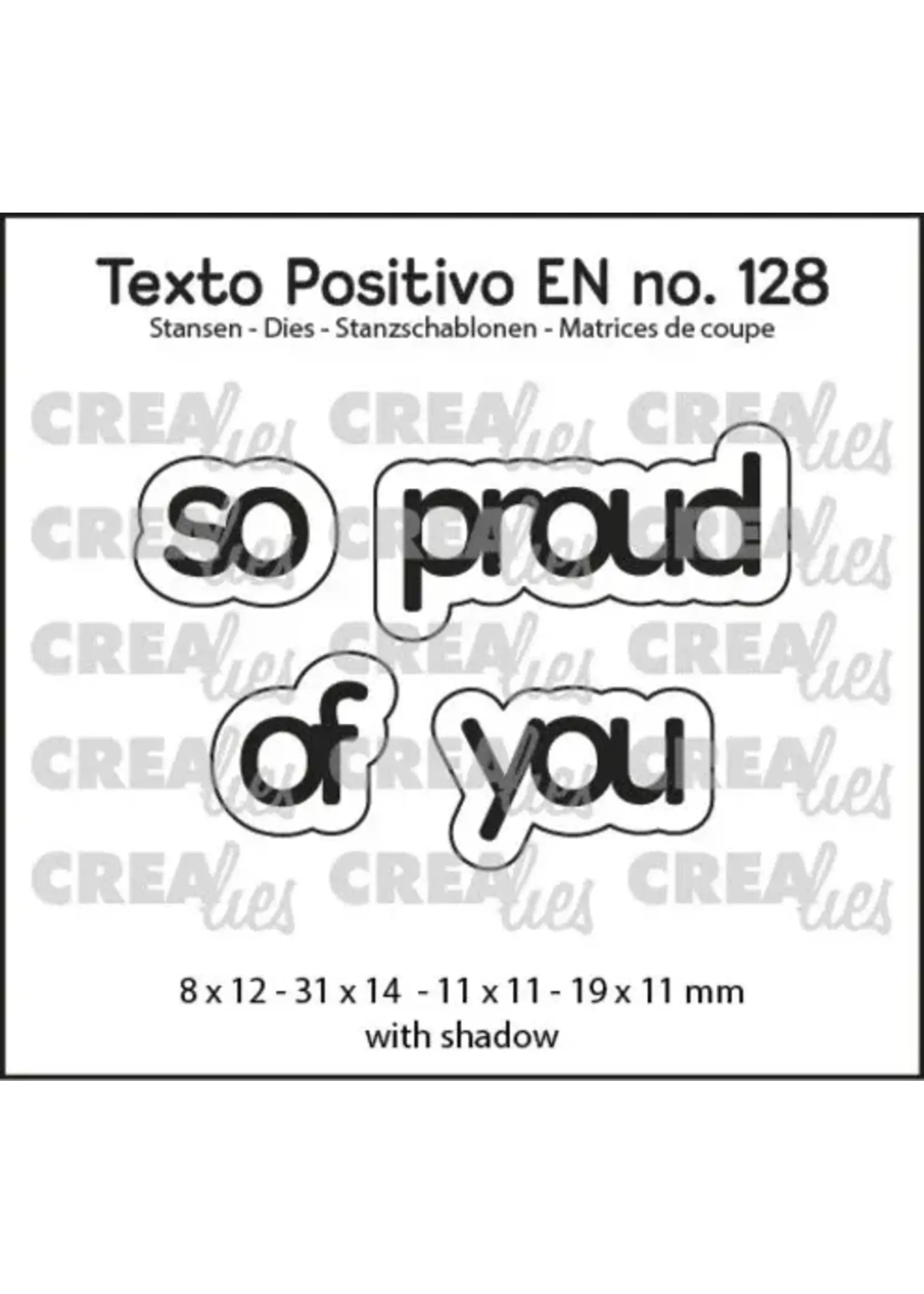 Texto Positivo Stansen English So Proud Of You (POSEN128)