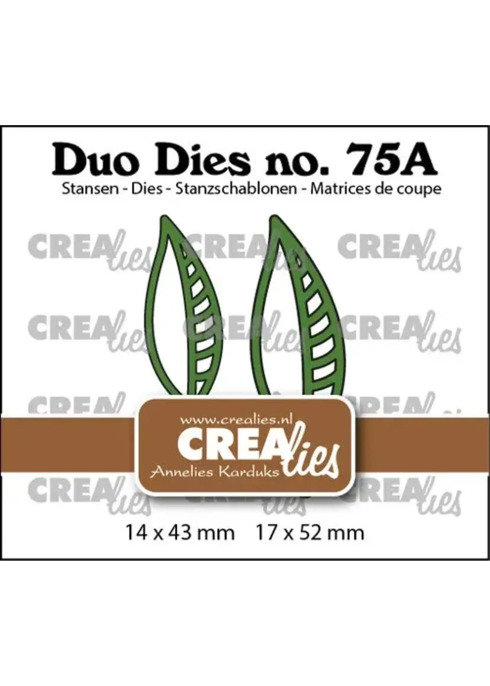 Duo Stansen No. 75a Open Blaadjes 21 (Spiegelbeeld) (CLDD75a)