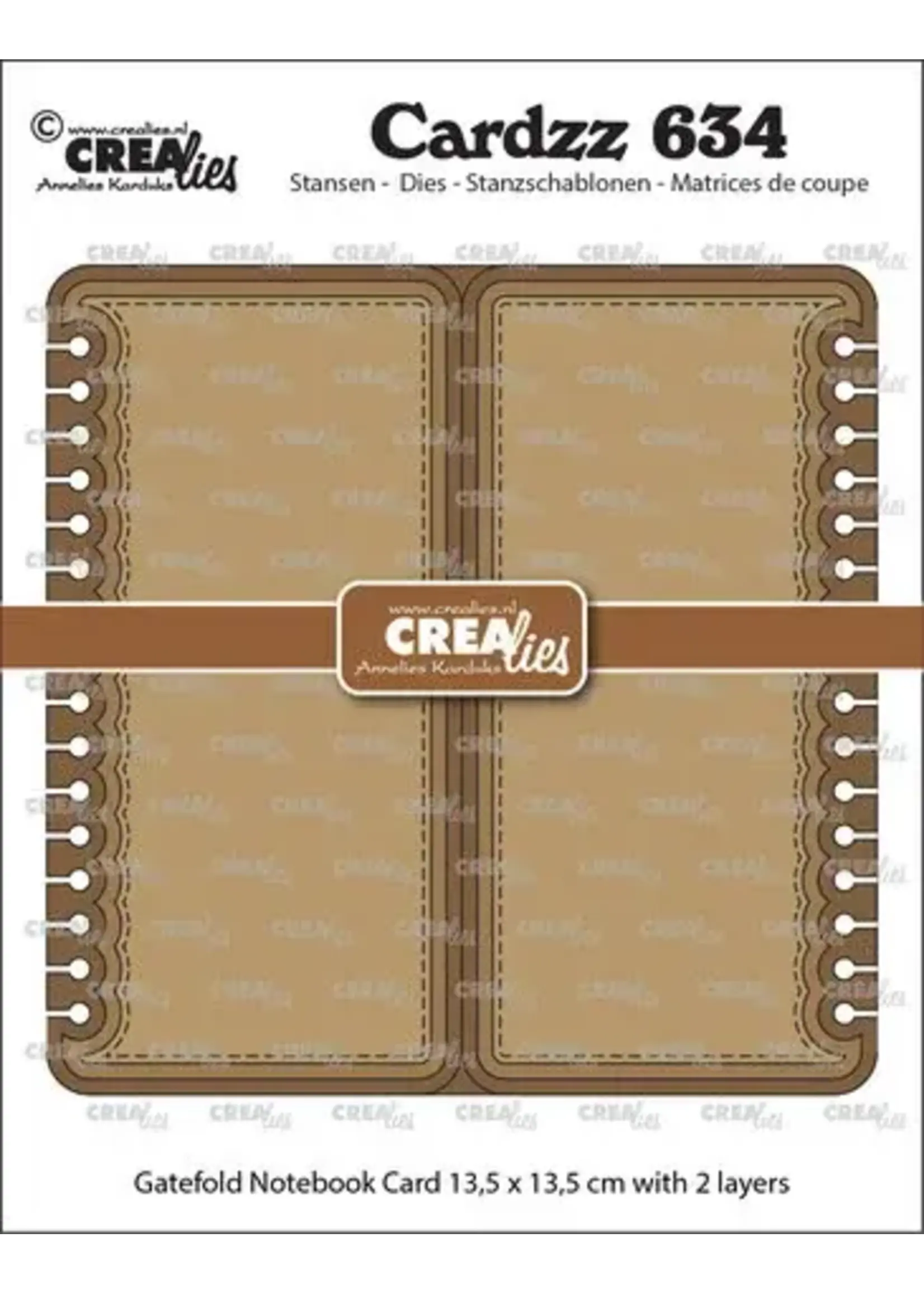 Cardzz Stansen Gatefold Notebook Card Vierkant (CLCZ634