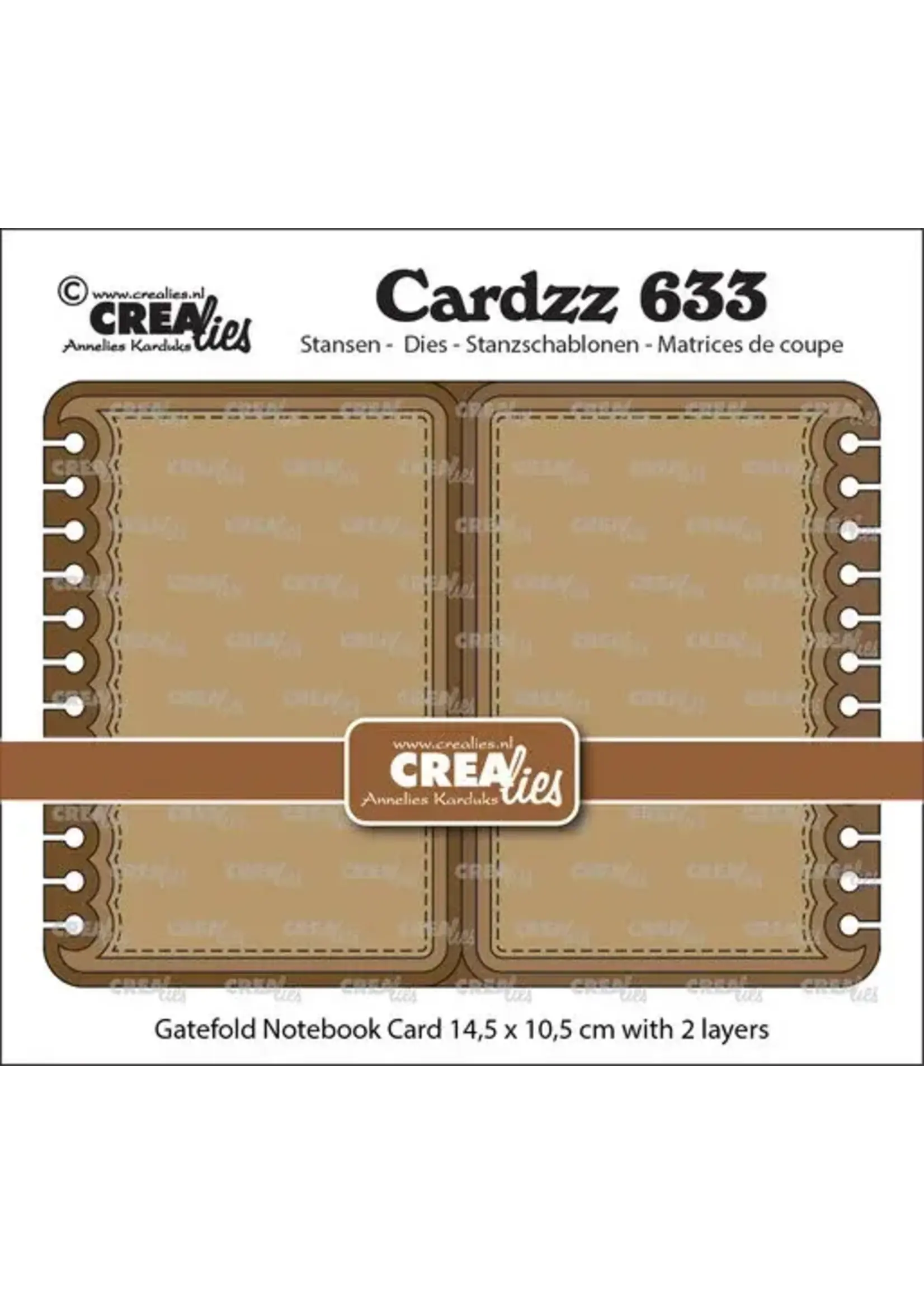 Cardzz Stansen Gatefold Notebook Card Rechthoek (CLCZ633)