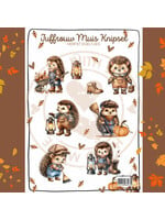 Juffrouw Muis Knipsel - Herfst Egeltjes