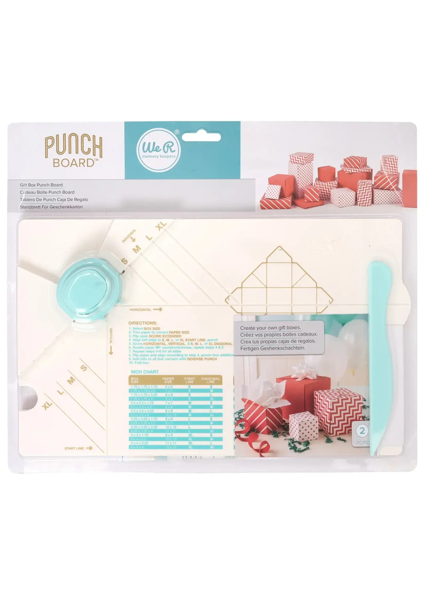 We R Makers • Gift Box Punch Board We R Makers 71334-0