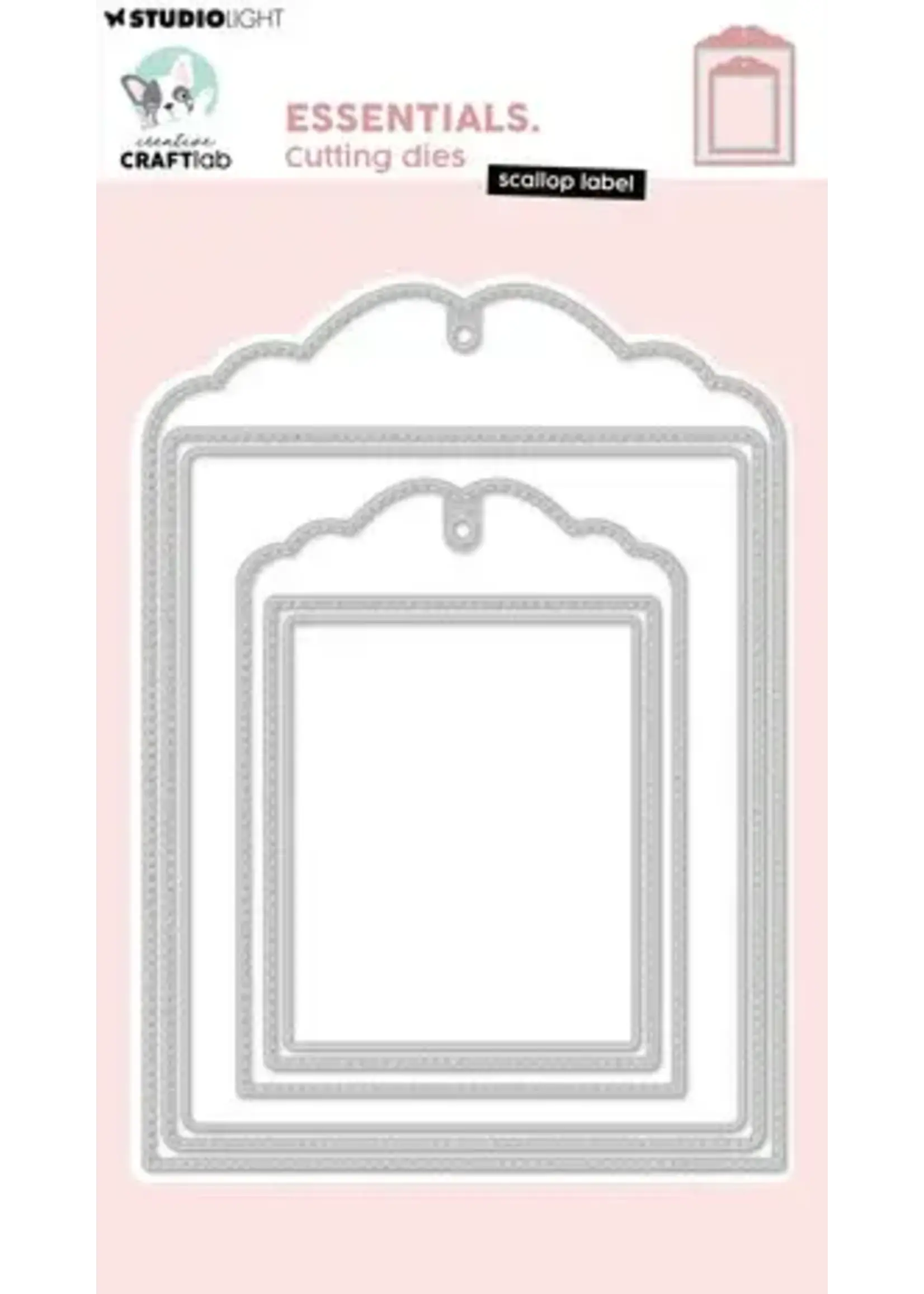 Scallop Label Essentials Cutting Dies (CCL-ES-CD1119)