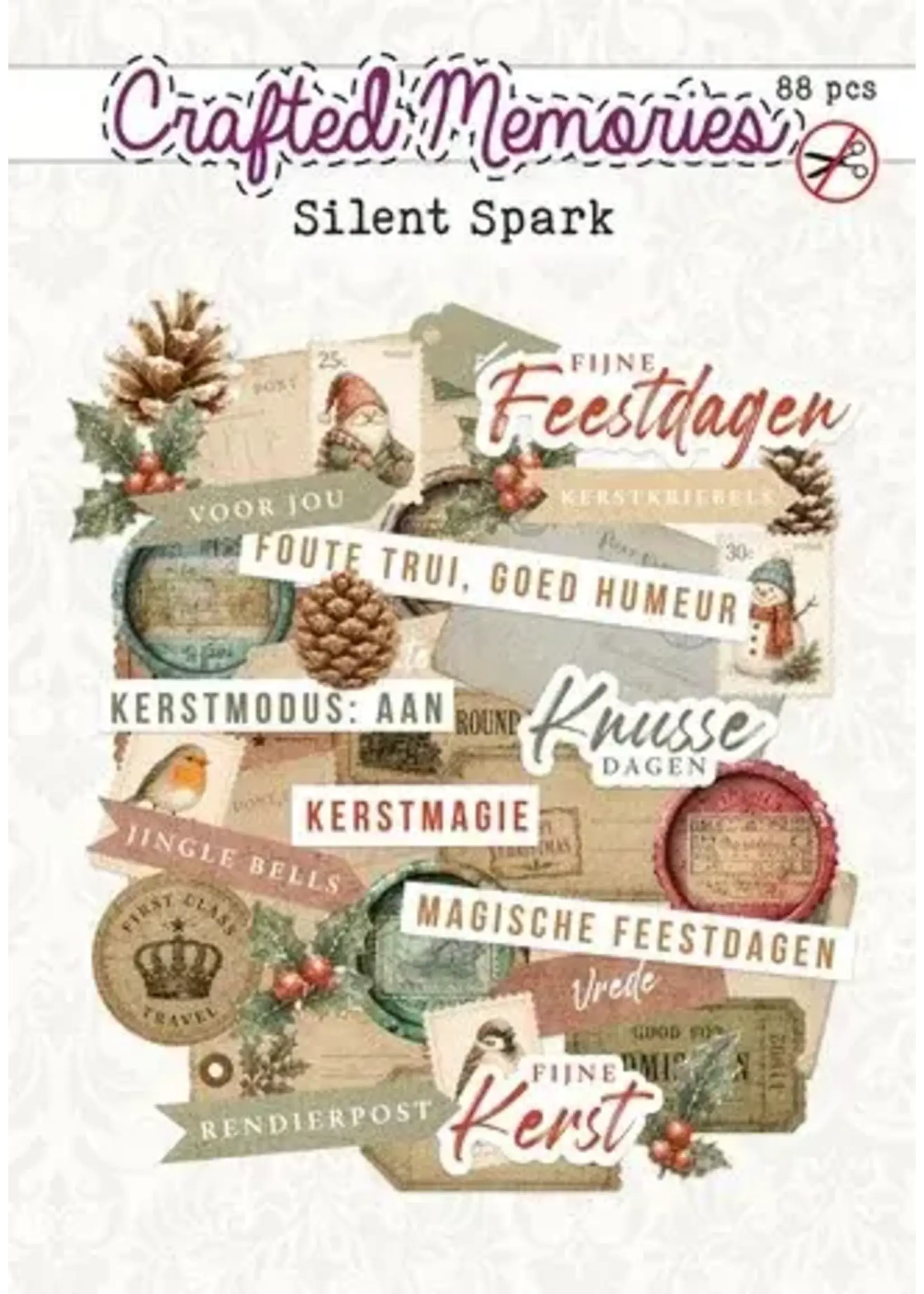 Silent Spark Die-Cuts Dutch Crafted Memories (88pcs) (CM-DC-008)