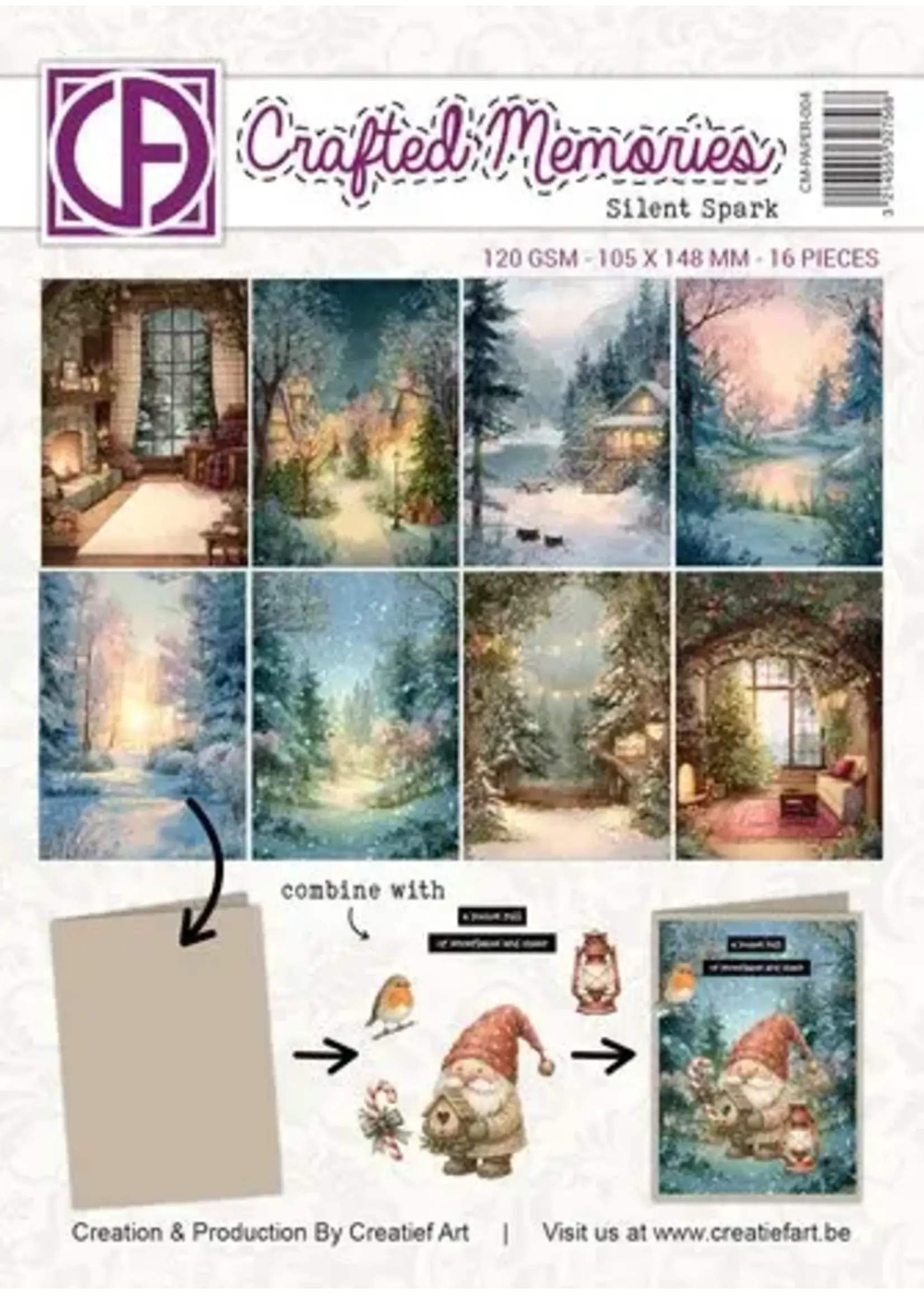 Silent Spark A6 Collage Paper Crafted Memories (CM-PAPER-004)