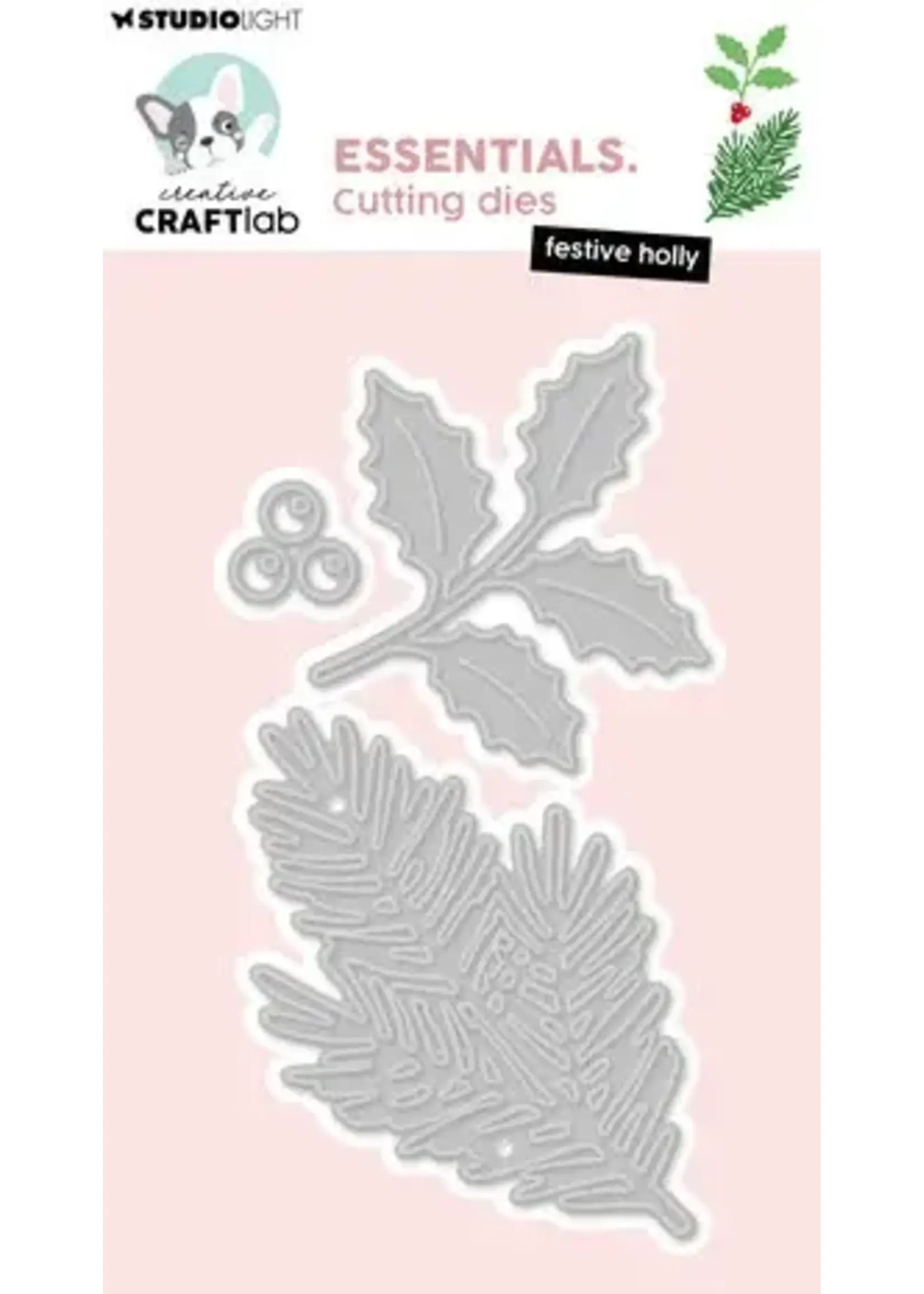 Festive Holly Essentials Cutting Dies (CCL-ES-CD1121)