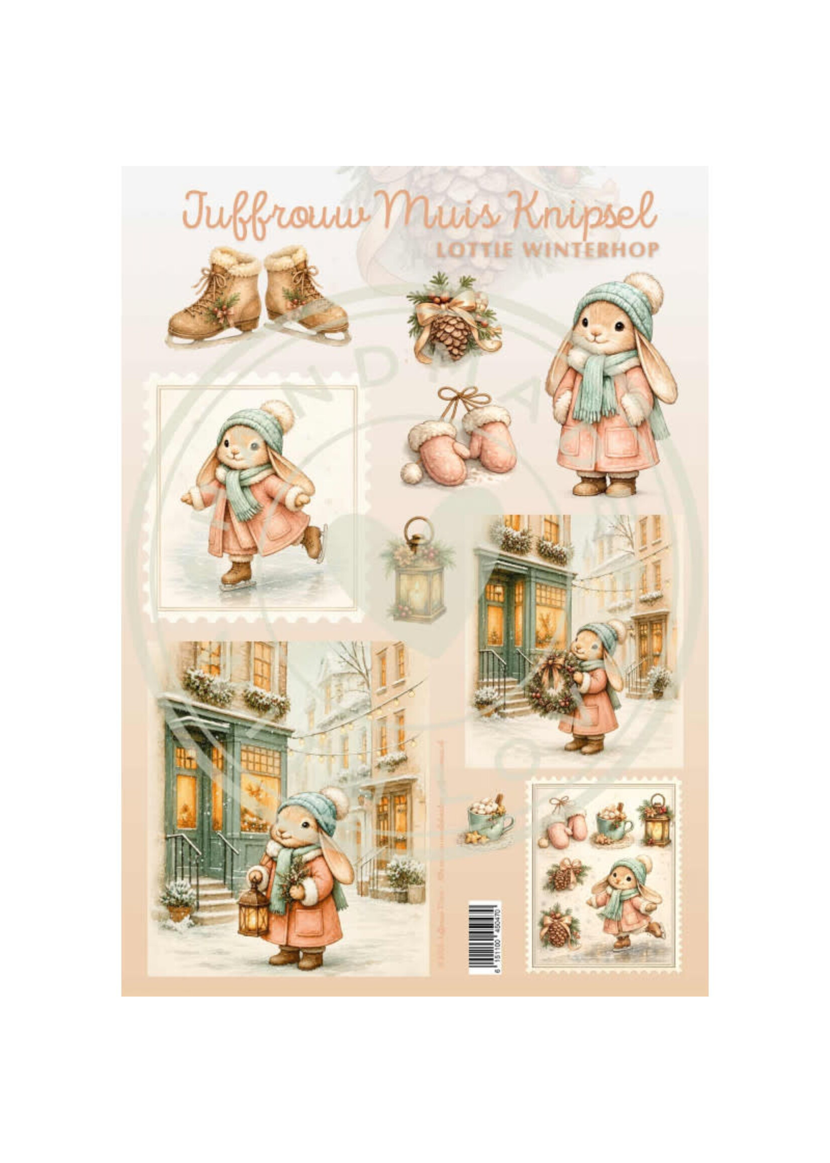 Juffrouw Muis Knipsel - Lottie Winterhop