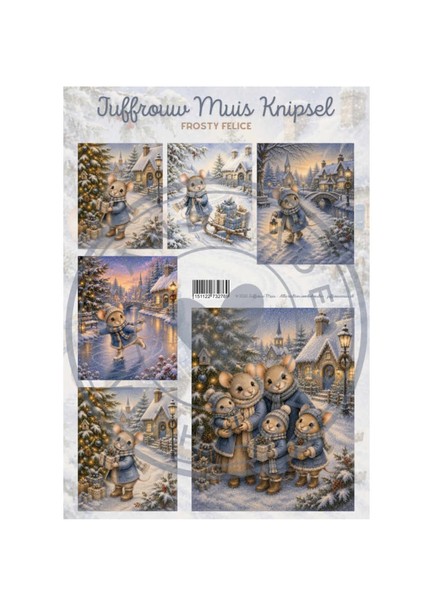 Juffrouw Muis Knipsel - Frosty Felice
