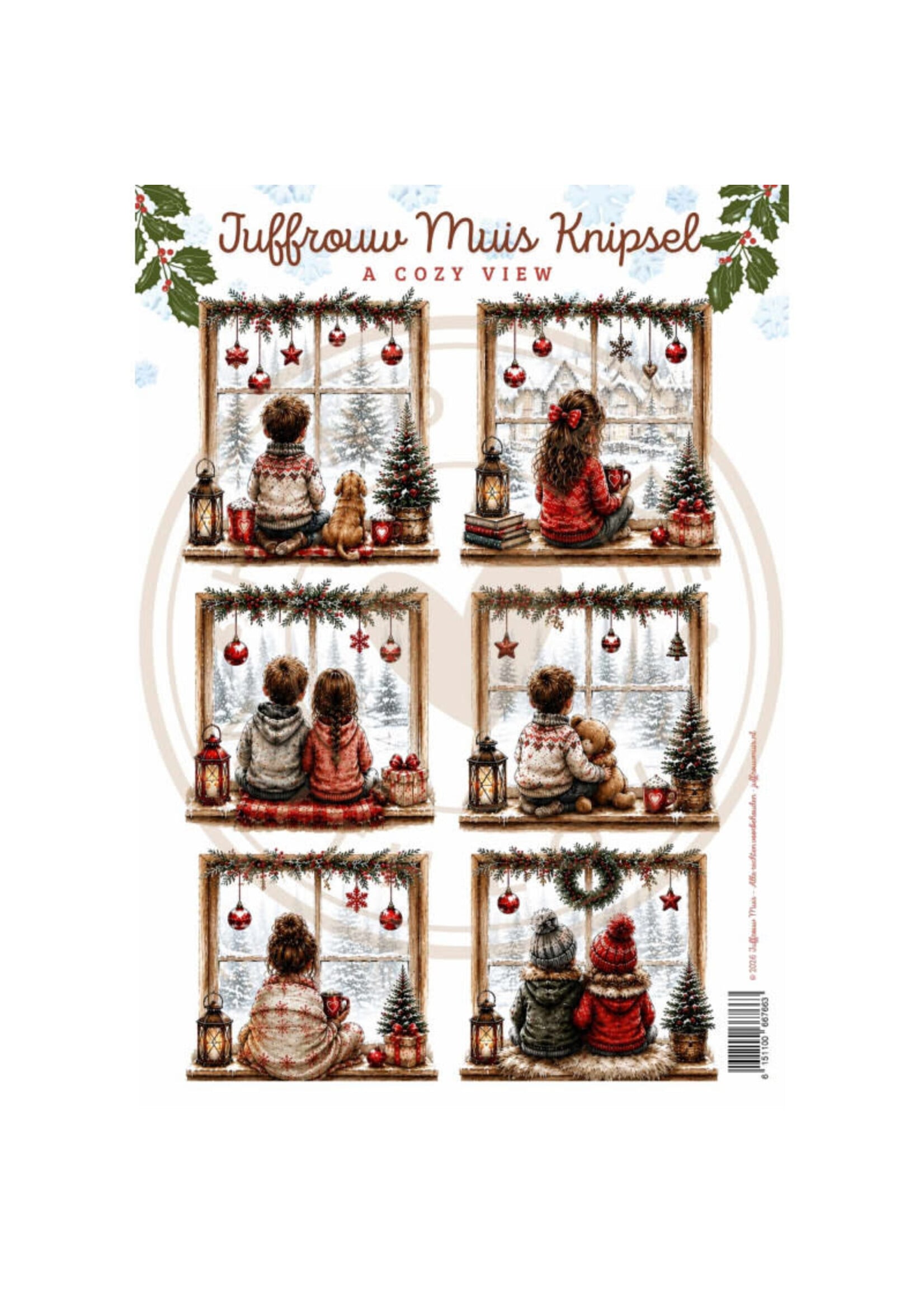 Juffrouw Muis Knipsel - A Cozy View