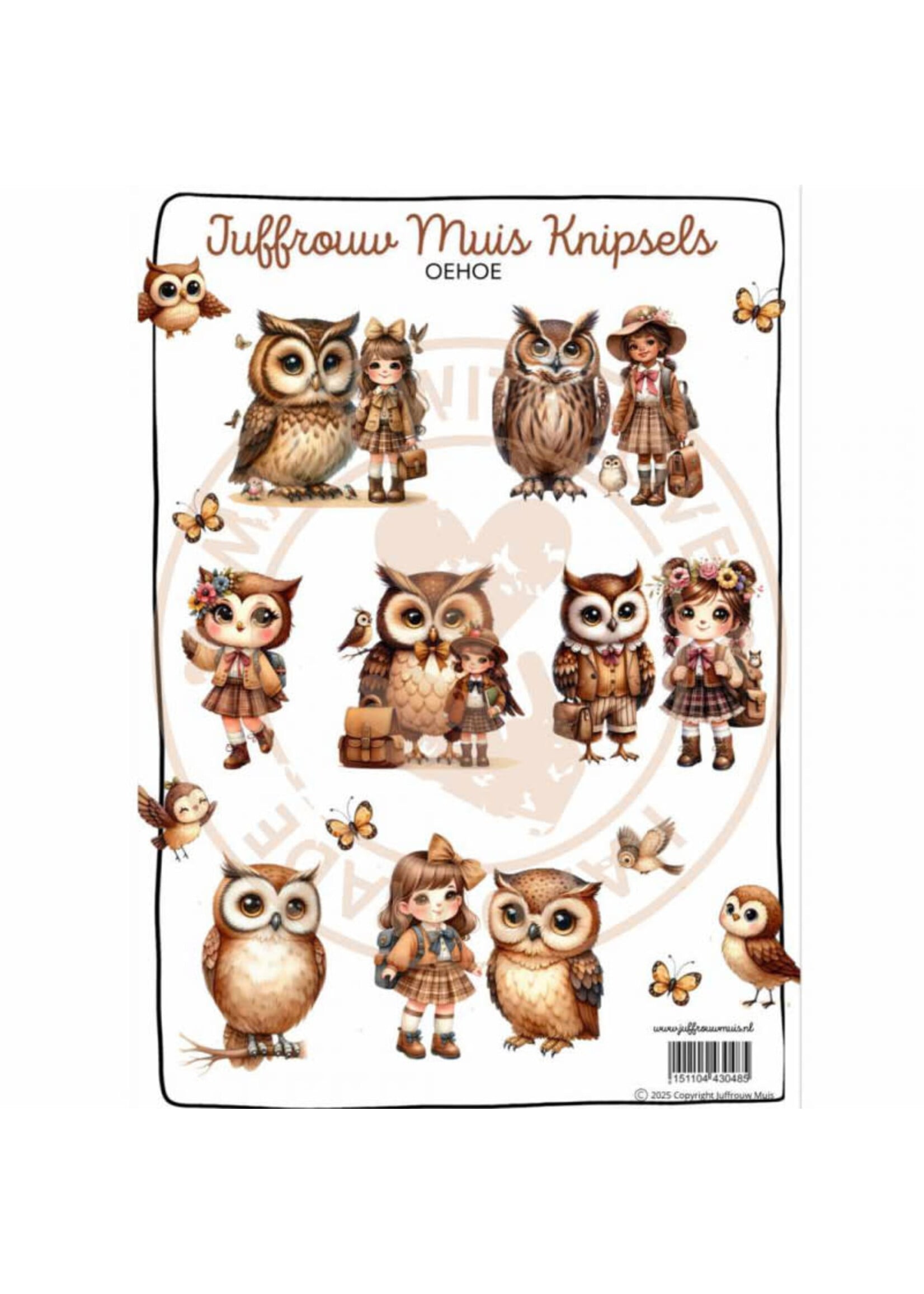 Juffrouw Muis Knipsel - Oehoe