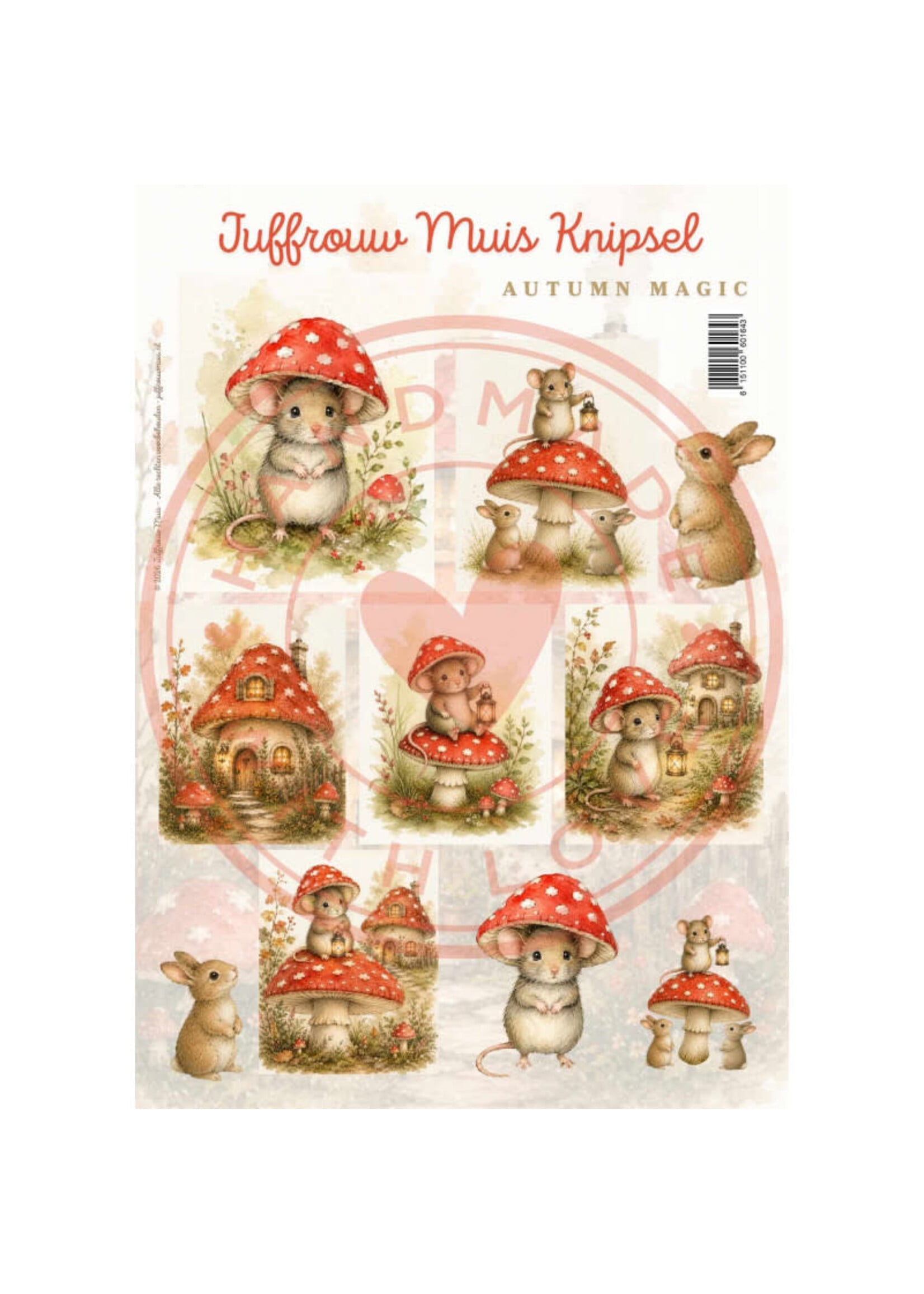 Juffrouw Muis Knipsel - Autumn Magic