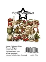 Die-Cuts A7 Vintage Christmas (25pcs) (PFD065)