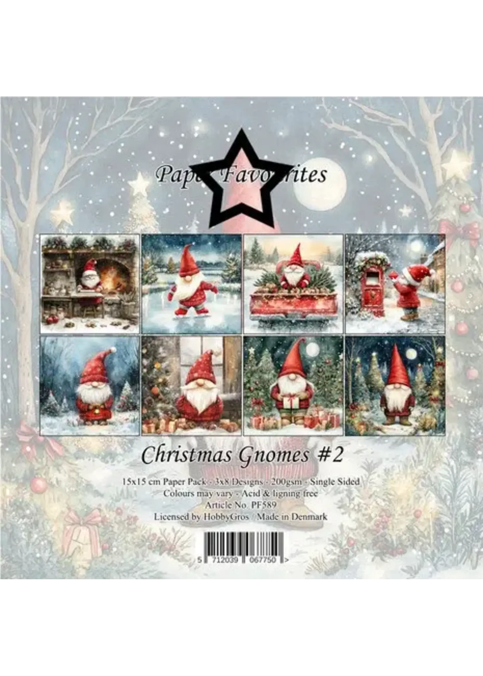 Christmas Gnomes #2 6x6 Inch Paper Pack (PF589)
