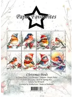 Christmas Birds A6 Paper Pack (PFA629)