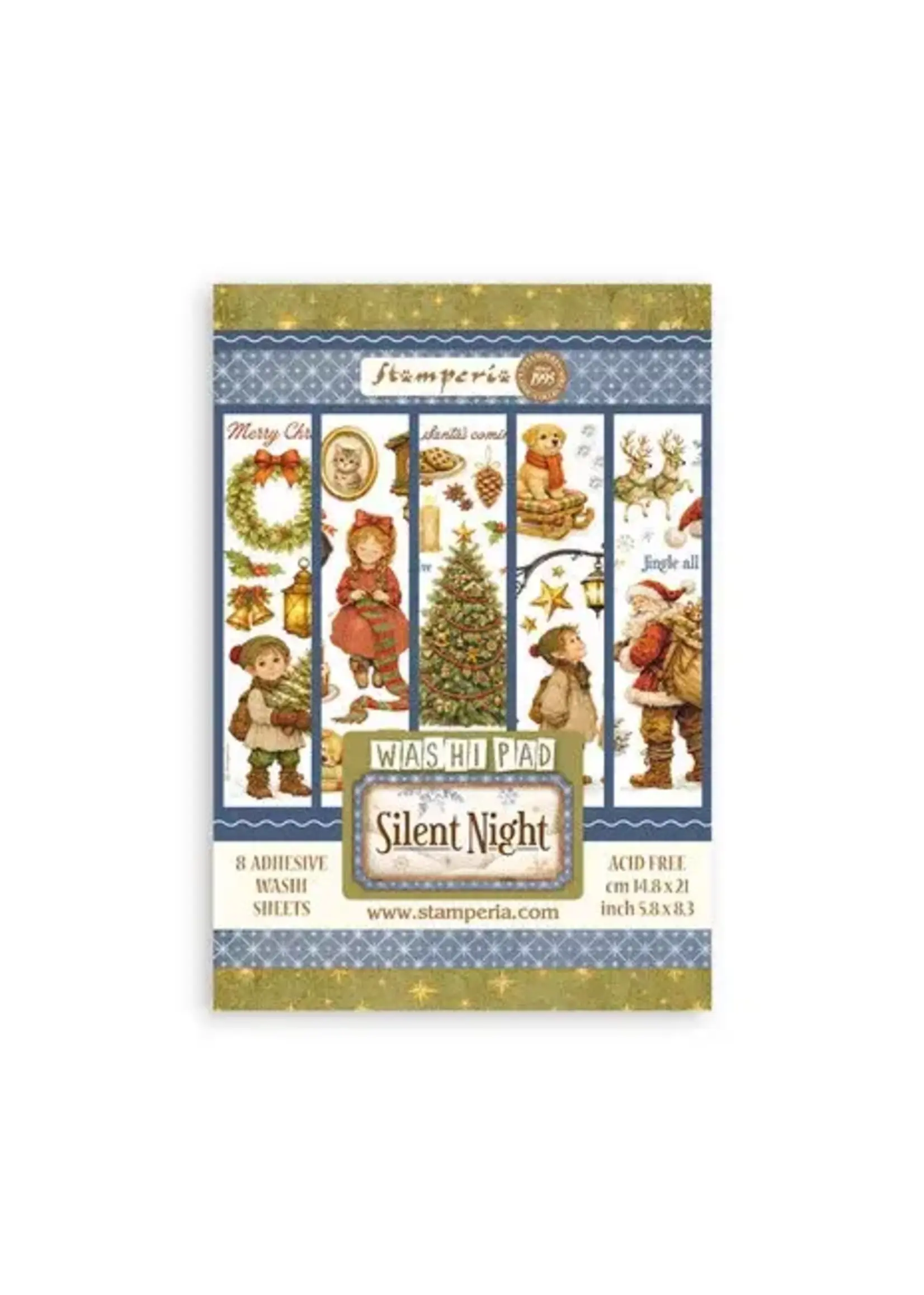 Silent Night A5 Washi Pad (8pcs) (SBW35)