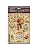 Silent Night A5 Colored Wooden Shapes (KLSP205)