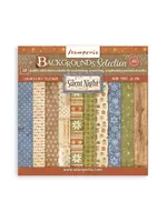 Silent Night 8x8 Inch Paper Pack Maxi Background Selection (SBBS149)