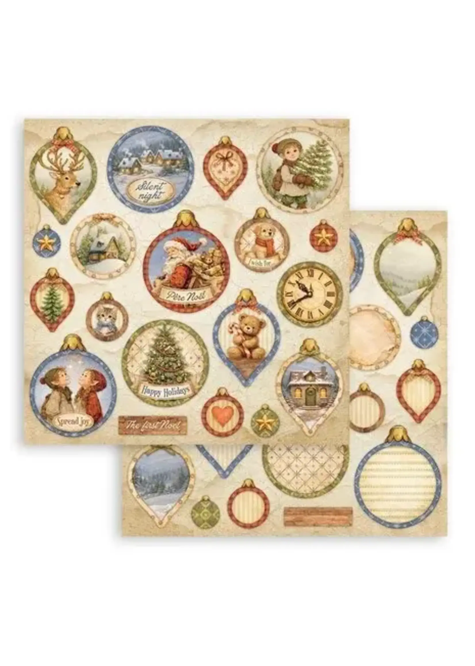 Silent Night 12x12 Inch Paper Sheet Balls (1pcs) (SBB1167)