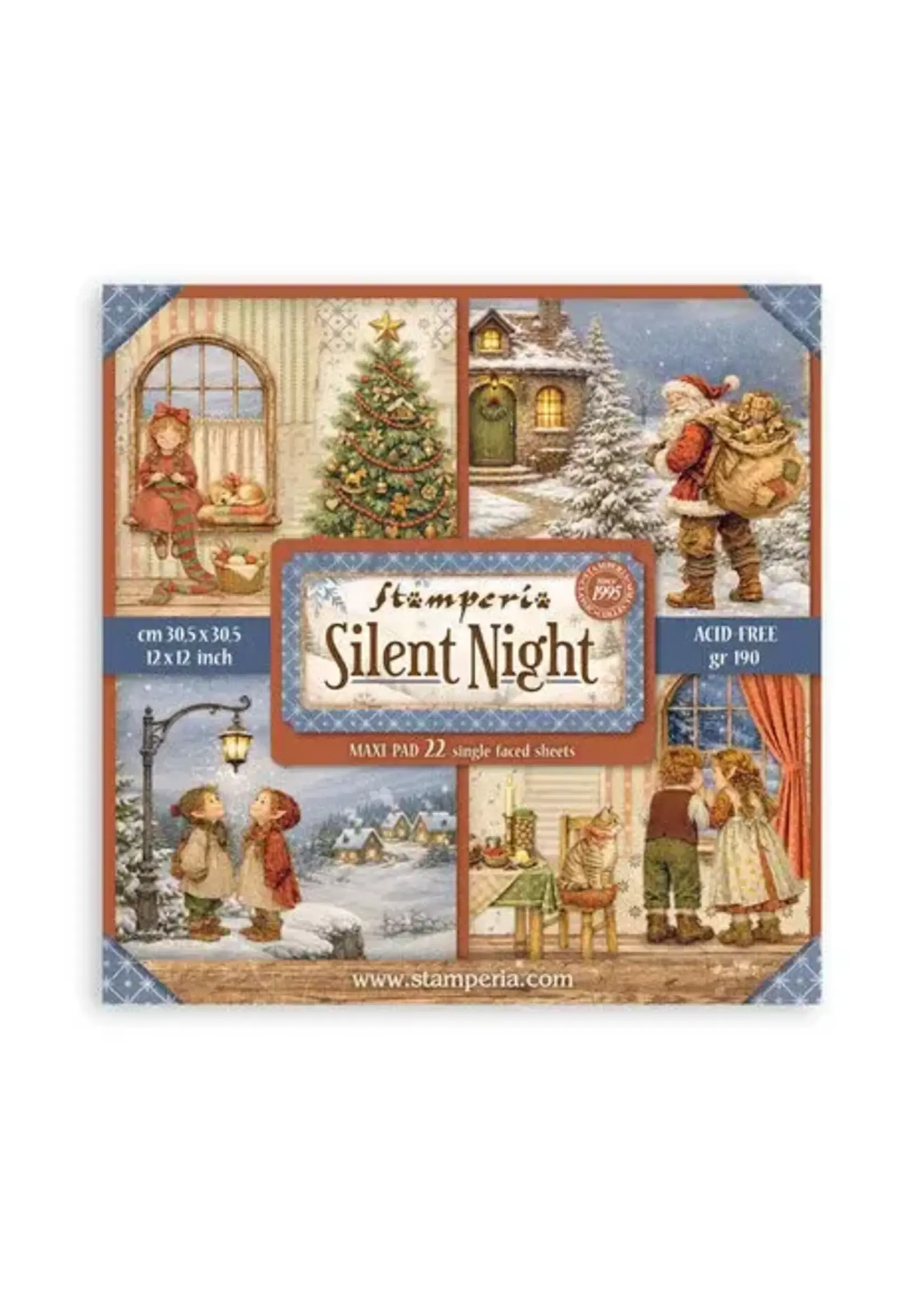 Silent Night 12x12 Inch Paper Pack (Single Face) (SBBXLB40)