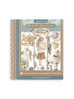 White Christmas Rub-On 20,5x23cm Assortment (6pcs) by Cristina Radovan (DFLRBXG13)