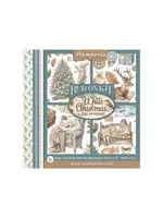 White Christmas Rub-On 15,5x15x5cm Assortment (6pcs) by Cristina Radovan (DFLRBX21)