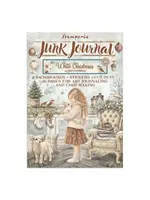 White Christmas Junk Journal Stickers, Backgrounds, Cut-Outs by Cristina Radovan (SBJK28)