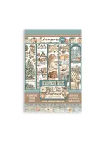 White Christmas A5 Washi Pad (8pcs) by Cristina Radovan (SBW36)