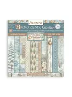 White Christmas 8x8 Inch Paper Pack Maxi Background Selection by Cristina Radovan (SBBS147)
