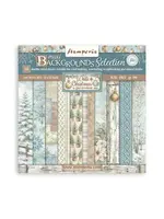 White Christmas 12x12 Inch Paper Pack Maxi Background Selection by Cristina Radovan (SBBL191)