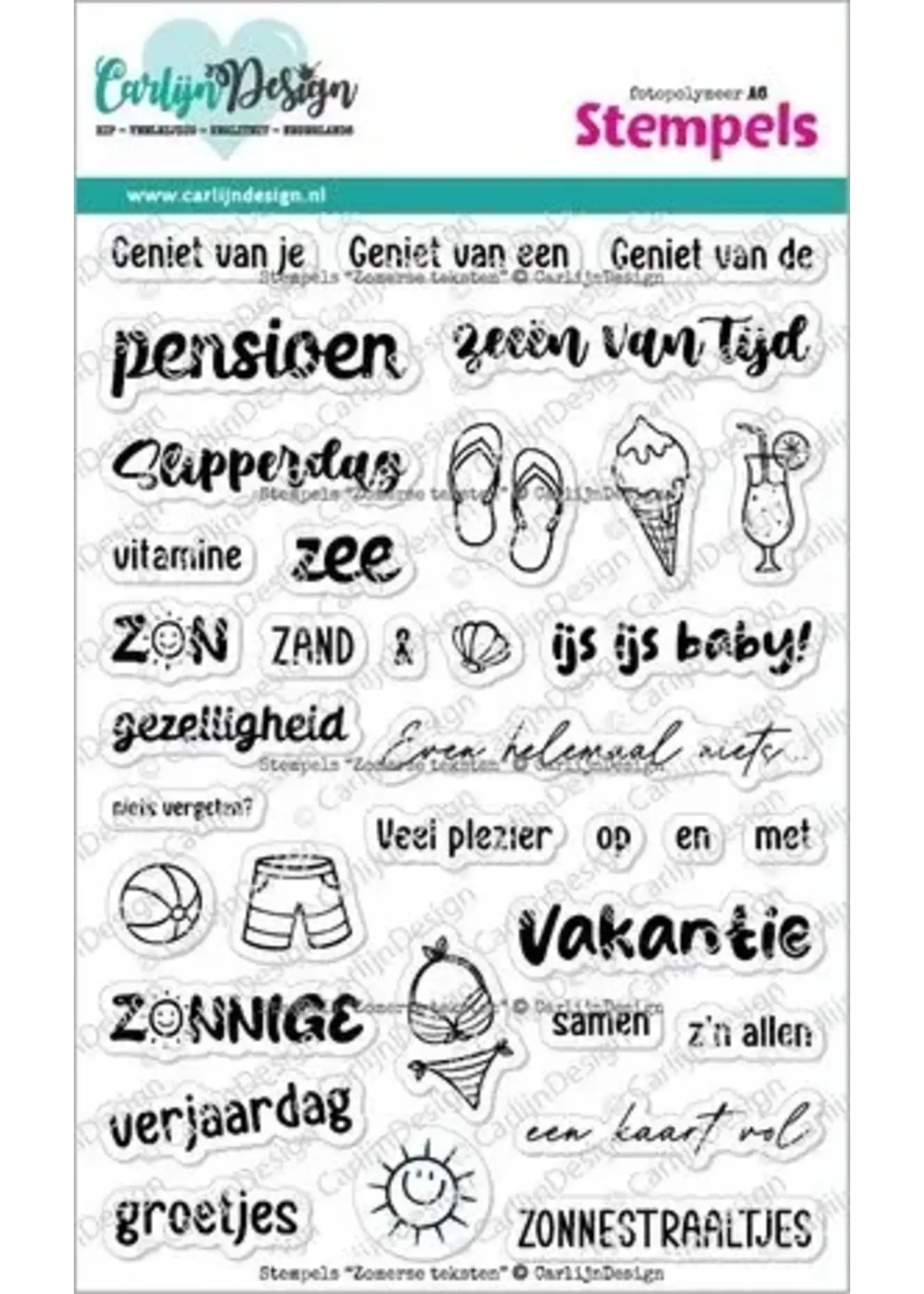 Stempels Zomerse Teksten (CDST-0147)