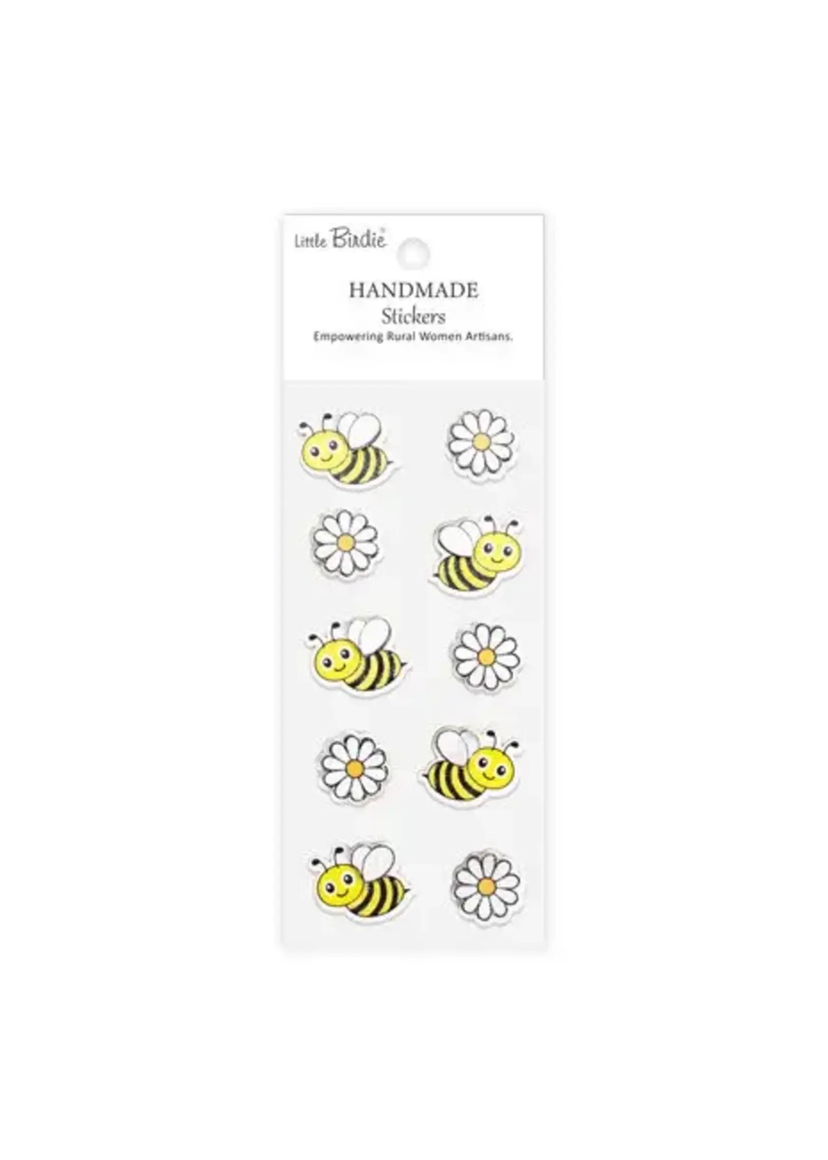 Handmade Stickers Daisy Buzz (6x10pcs) (CR109822)