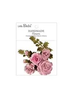 Handmade Printed Paper Flowers Roisin Pink Symphony (6x8pcs) (CR110135)