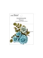 Handmade Printed Paper Flowers Roisin Blue Symphony (6x8pcs) (CR110134