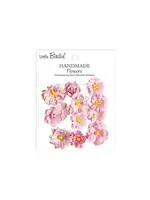Handmade Printed Paper Flowers Jasper Pink Symphony (6x12pcs) (CR110162)