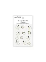 Handmade Flowers Roses & Butterflies Ivory Pearl (6x12pcs) (CR103304)