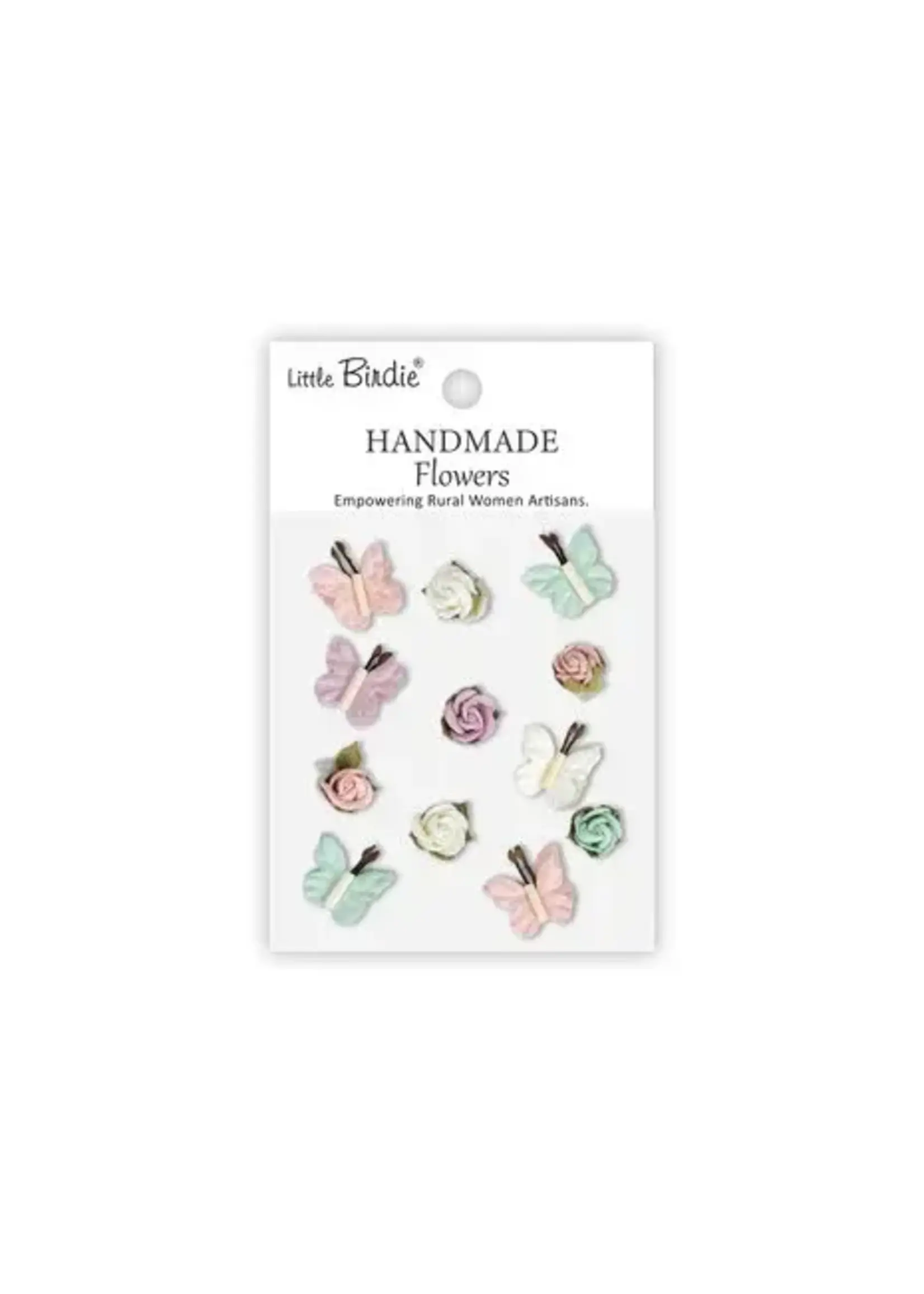 Handmade Flowers Roses & Butterflies Fairy Garden (6x12pcs) (CR103307)