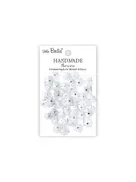 Handmade Flowers Micro Jewlled Florettes Frosty White (6x60pcs) (CR109988)