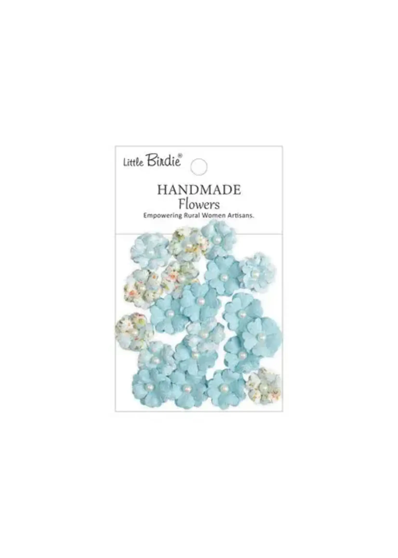 Handmade Flowers Lucile Blue Symphony (6x20pcs) (CR110146)