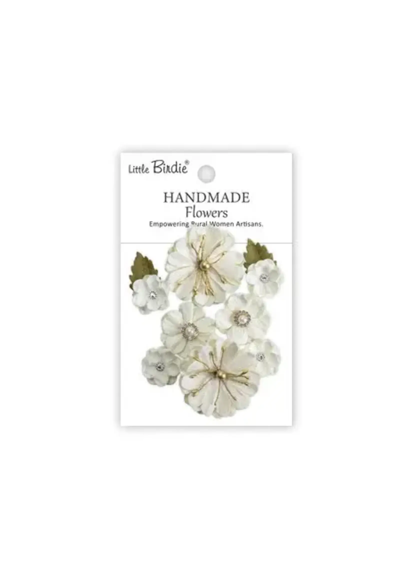 Handmade Flowers Liora Ivory Pearl (6x10pcs) (CR103256)