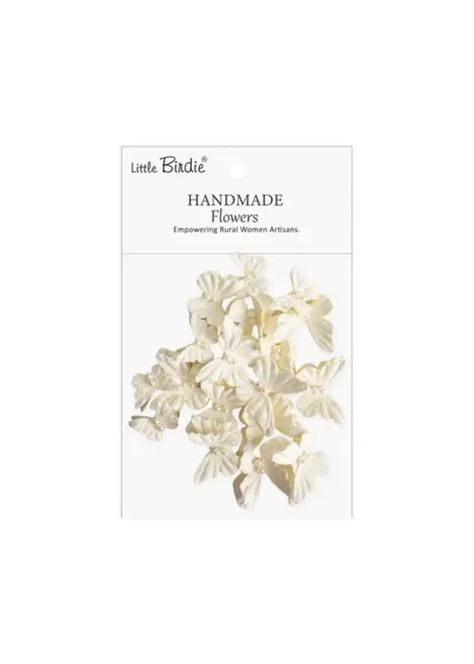 Handmade Flowers Dreamy Flutter Ivory Pearl (6x20pcs) (CR110464)