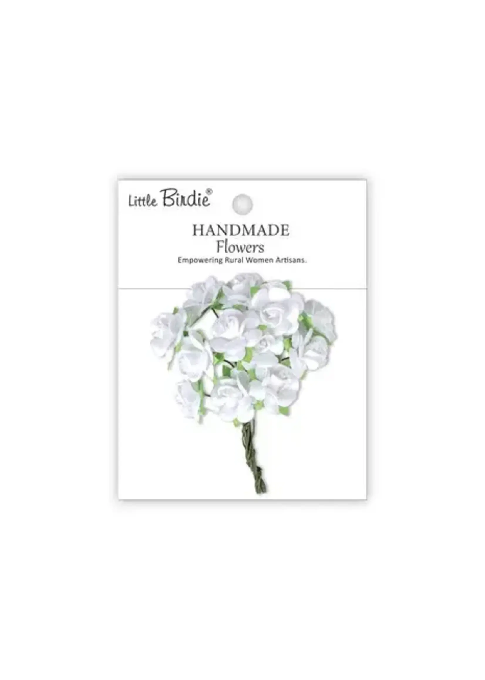 Handmade Flowers Catalina Frosty White (6x12pcs) (CR110056)