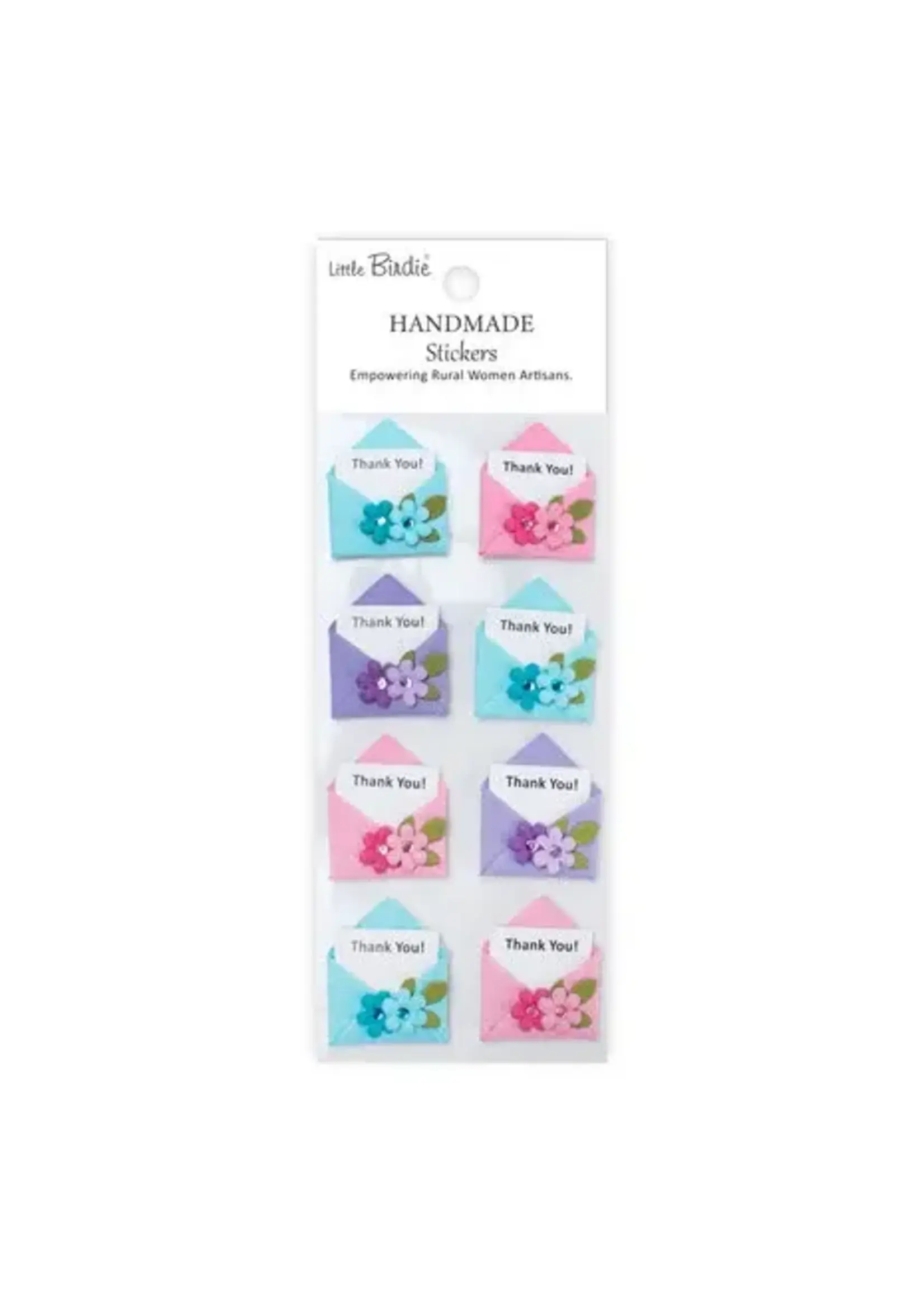 Handmade Stickers Thank You Note (6 packs x 8pcs) (CR93057)
