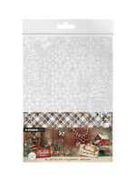 SL-CC-ACS23 - StudioLight Acetaatvellen – Plaid and Snow Cottage Christmas nr. 23