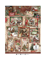 SL-CC-CMP41 - StudioLight Kaartenblok – Cottage Christmas nr. 41