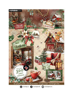 SL-CC-DCPP485 - StudioLight Die-Cut Paper Pad – Paper Elements Cottage Christmas nr. 485