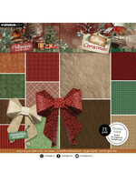 SL-CC-DPP486 - StudioLight Multifunctioneel Papierblok – Origami and Backgrounds Cottage Christmas nr. 486