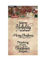 SL-CC-STAMP958 - StudioLight Clear Stamps – Warm Holiday Wishes Cottage Christmas nr. 958