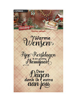 SL-CC-STAMP959 - StudioLight Clear Stamps – Warme Wensen Cottage Christmas nr. 959