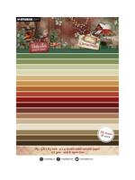 SL-CC-UPP488 - StudioLight Eenkleurig Papierblok – Unicolor Cottage Christmas nr. 488