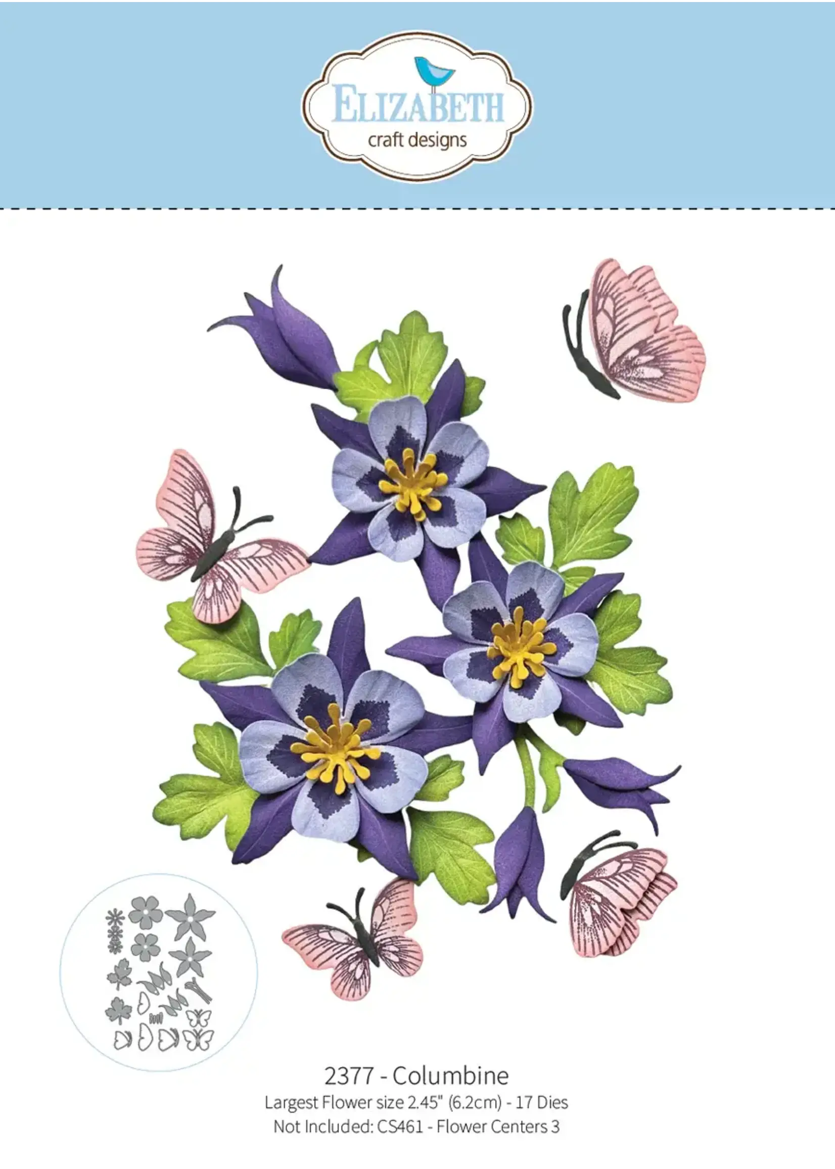 Columbine Papieren bloemenSKU: 2377